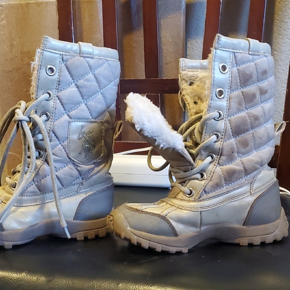 Polo by Ralph Lauren Tan Boots with Rugged High-Top Design - Picture 5 of 8